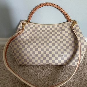 Louis Vuitton Beauborg hobo bag damier azure